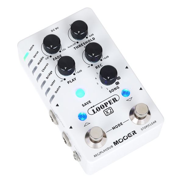 La pédale d'effet Mooer Stereo Looper X2 : Notre avis