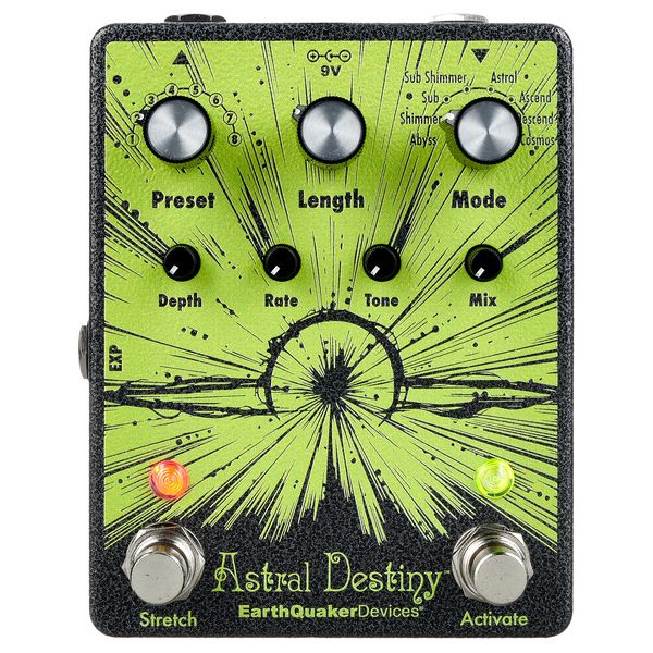 La pédale d'effet EarthQuaker Devices Astral Destiny Octave Reverb : Notre avis