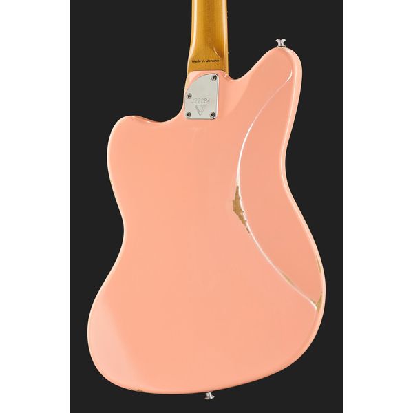 Avis sur Valiant Guitars Jupiter Mola Pink aged - Test guitare électrique