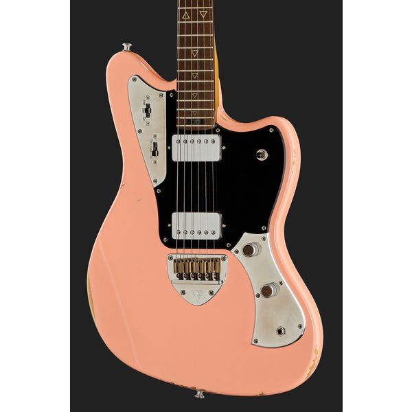 Avis sur Valiant Guitars Jupiter Mola Pink aged - Test guitare électrique