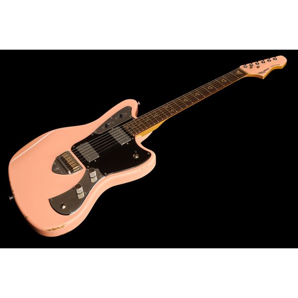 Avis sur Valiant Guitars Jupiter Mola Pink aged - Test guitare électrique