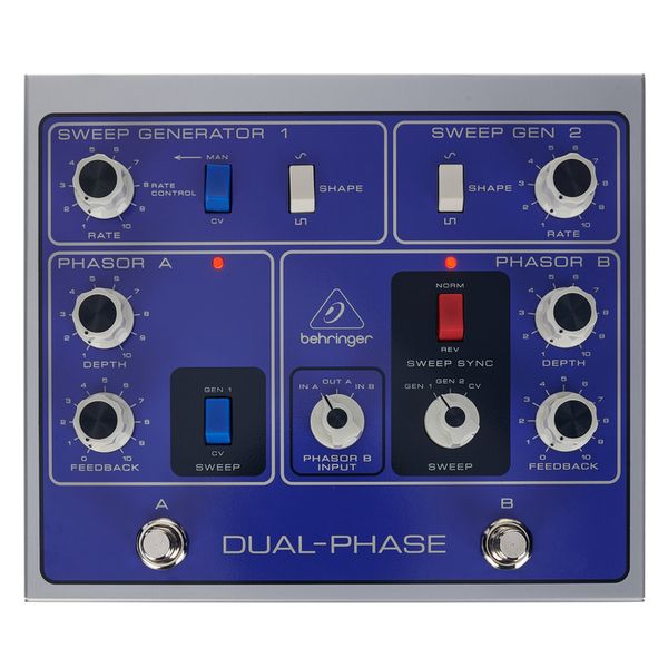 La pédale d'effet Behringer Dual-Phase : Notre avis