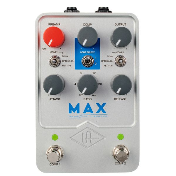 Avis pédale d'effet Universal Audio UAFX Max Preamp & Dual Comp.