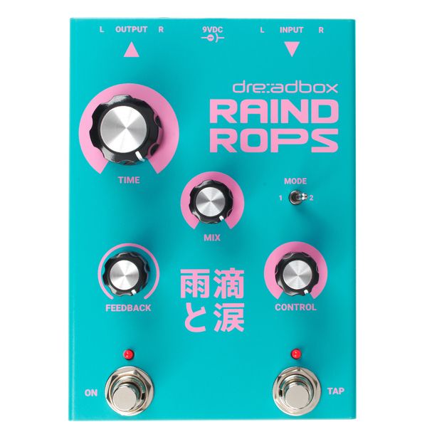 Avis pédale d'effet Dreadbox Raindrops Delay, Pitch, Reverb