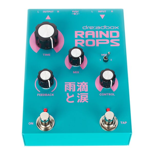 Avis pédale d'effet Dreadbox Raindrops Delay, Pitch, Reverb