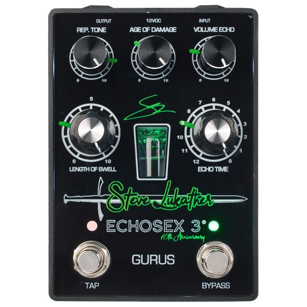 Avis sur Gurus Echosex 3 Steve Lukather - Test pédale d'effet