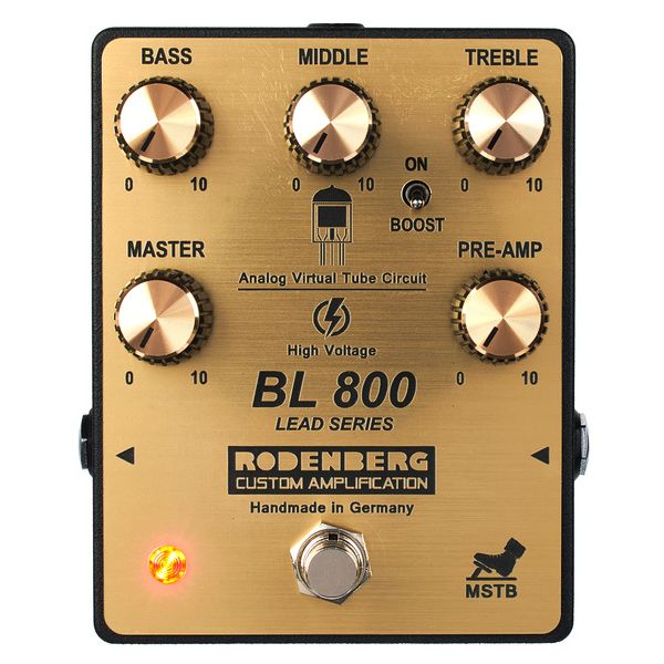 La pédale d'effet Rodenberg BL800 Overdrive : Notre avis