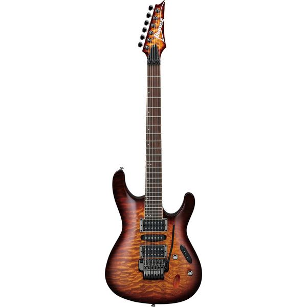 Avis guitare électrique Ibanez S670QM-DEB