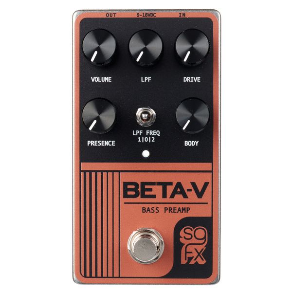 Solid Gold FX Beta V Bass Preamp - Avis sur cette pédale d'effet