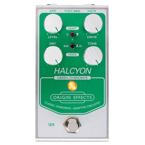 Origin Effects Halcyon Green Overdrive - Avis sur cette pédale d'effet