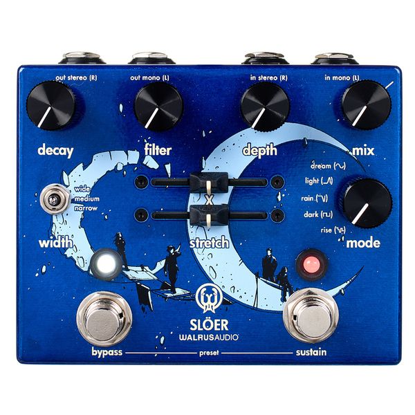 Avis sur Walrus Audio Slöer Ambient Reverb Blue - Test pédale d'effet