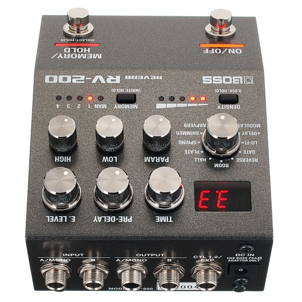 Boss RV-200 Reverb - Avis sur cette pédale d'effet