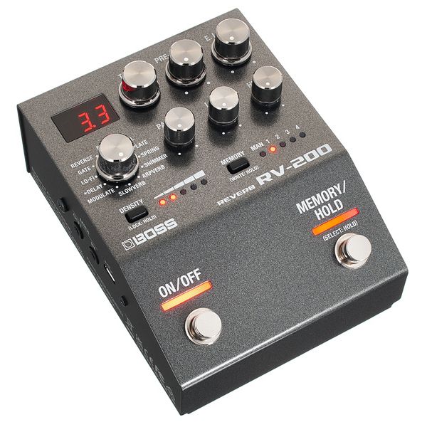 Boss RV-200 Reverb - Avis sur cette pédale d'effet