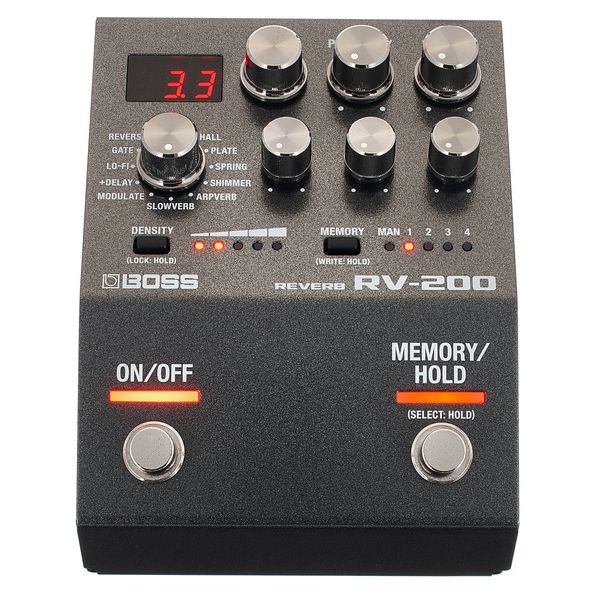 Boss RV-200 Reverb - Avis sur cette pédale d'effet