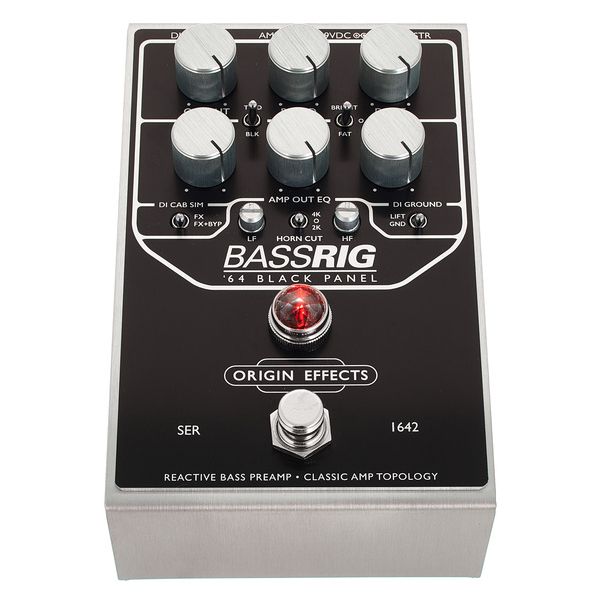 La pédale d'effet Origin Effects Bassrig ’64 Black Panel : Notre avis