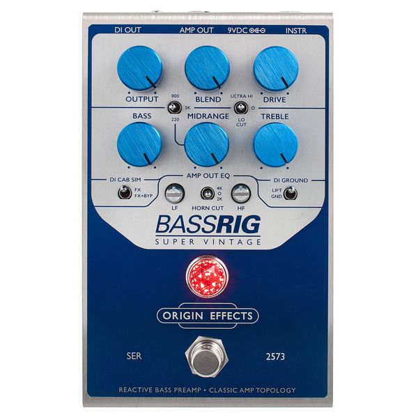 Origin Effects Bassrig Super Vintage - Avis sur cette pédale d'effet