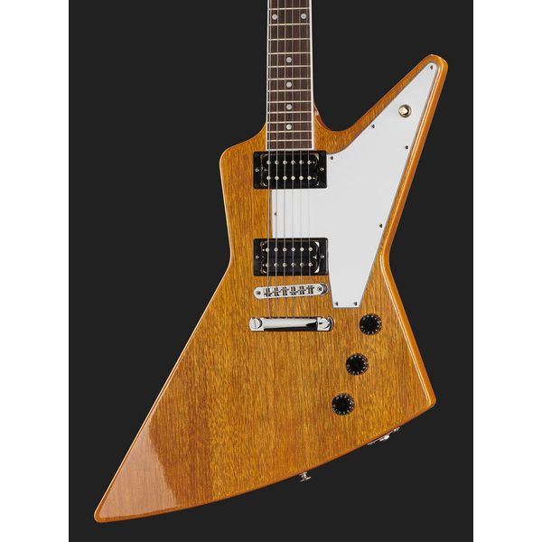 Avis guitare électrique Gibson 70s Explorer Antique Natural