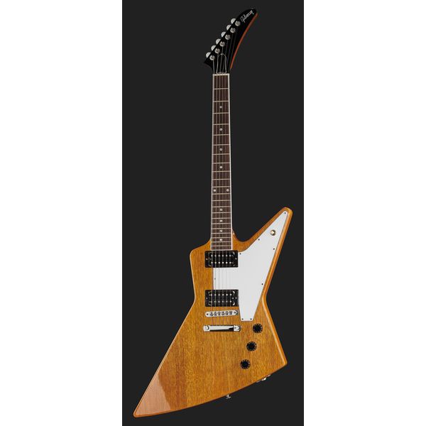 Avis guitare électrique Gibson 70s Explorer Antique Natural