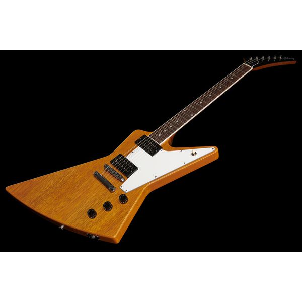 Avis guitare électrique Gibson 70s Explorer Antique Natural