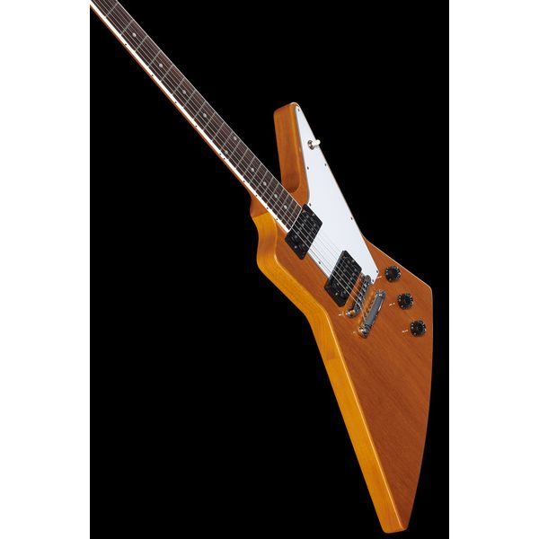 Avis guitare électrique Gibson 70s Explorer Antique Natural