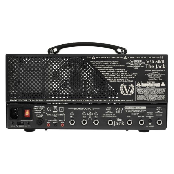 Victory Amplifiers V30 The Jack MKII Lunchb. Head - Avis sur cette tête d'ampli guitare