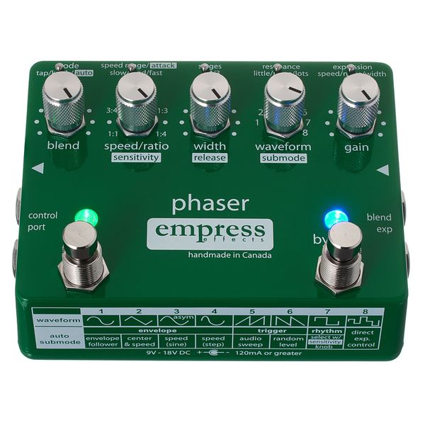 Avis sur Empress Effects Phaser - Test pédale d'effet