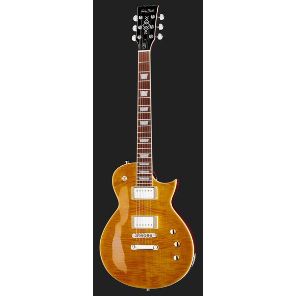 Avis guitare électrique Harley Benton SC-Custom III Lemon Flame