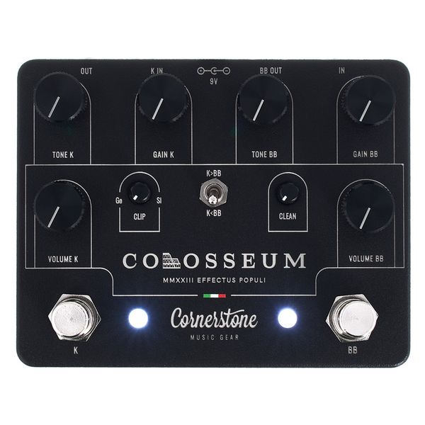 Avis pédale d'effet Cornerstone Colosseum LTD Black Overdrive