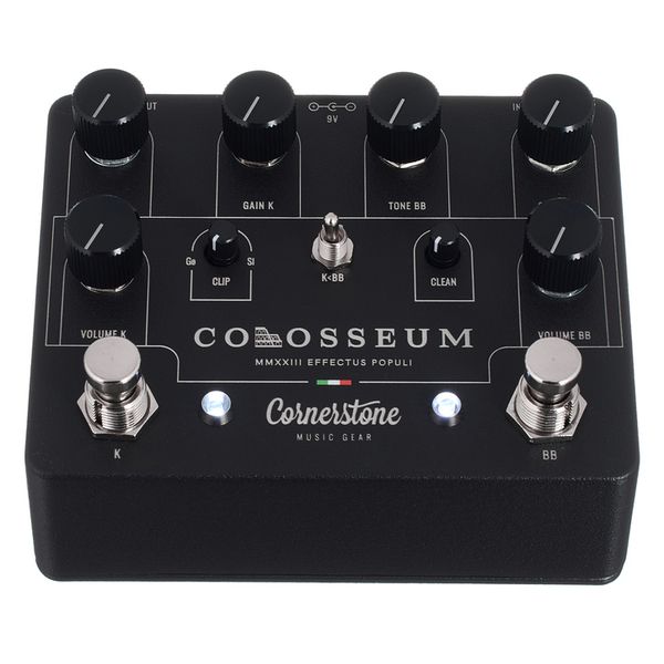 Avis pédale d'effet Cornerstone Colosseum LTD Black Overdrive