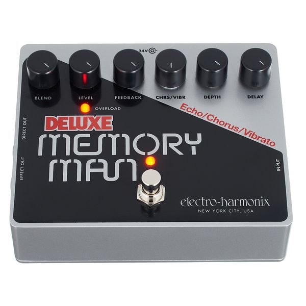 Avis sur Electro Harmonix Deluxe Memory Man - Test pédale d'effet