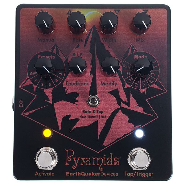 Avis sur EarthQuaker Devices Pyramids Solar Eclipse - Test pédale d'effet
