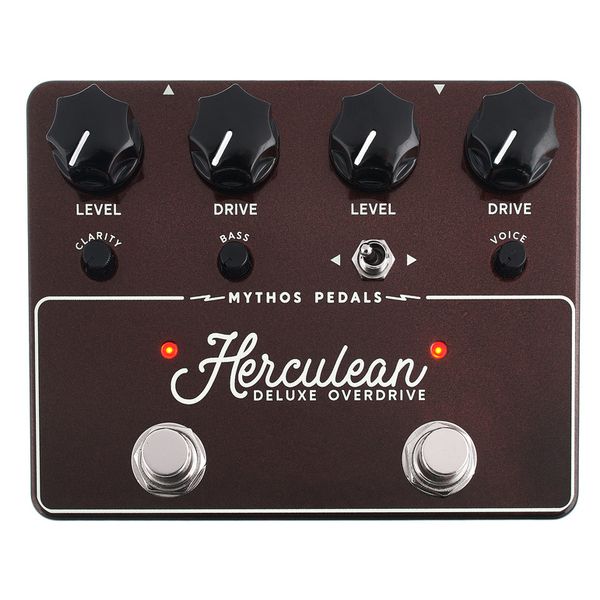 La pédale d'effet Mythos Pedals Herculean Dual Overdrive : Notre avis