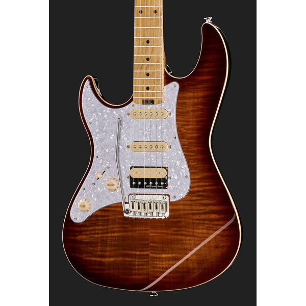 Avis sur Harley Benton ST-Modern MN HSS LH FBB - Test guitare électrique