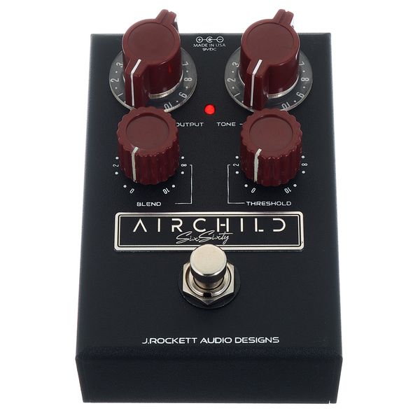 Avis sur J. Rockett Audio Designs Airchild Six Sixty Compressor - Test pédale d'effet