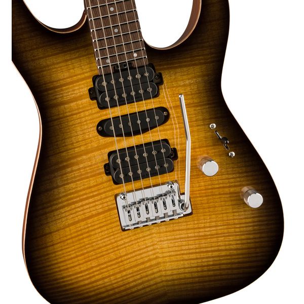 Avis guitare électrique Charvel MJ DK24 HSH Antique Burst