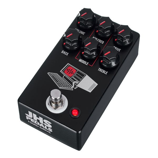 La pédale d'effet JHS Pedals Hard Drive - Distortion Black : Notre avis