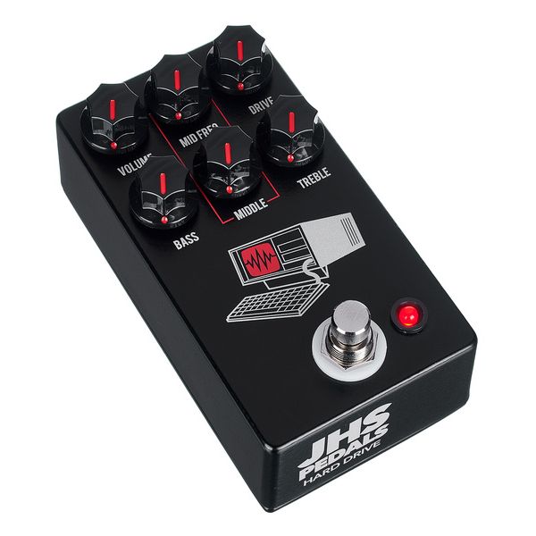 La pédale d'effet JHS Pedals Hard Drive - Distortion Black : Notre avis