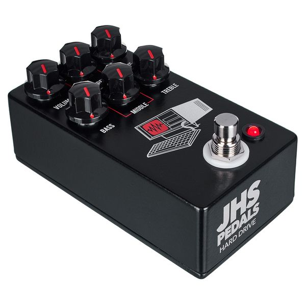 La pédale d'effet JHS Pedals Hard Drive - Distortion Black : Notre avis