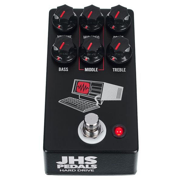 La pédale d'effet JHS Pedals Hard Drive - Distortion Black : Notre avis