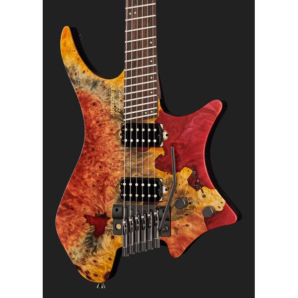 Avis guitare électrique Strandberg Boden J6 Artisan Volca Red LTD