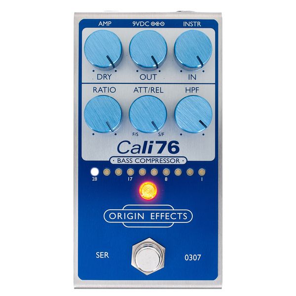 Avis sur Origin Effects Cali76 V2 Bass Compressor BL - Test pédale d'effet