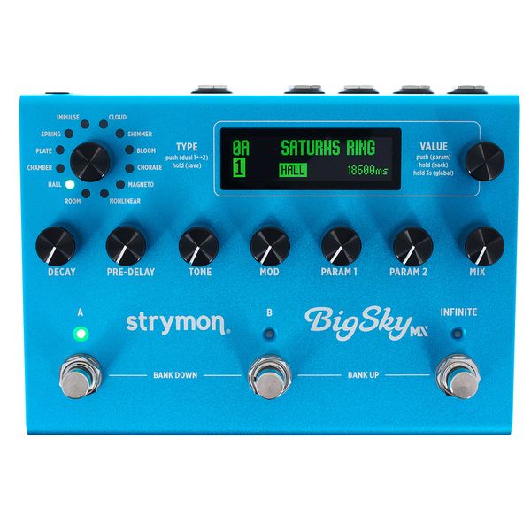 Avis pédale d'effet Strymon Big Sky MX Dual Engine Reverb