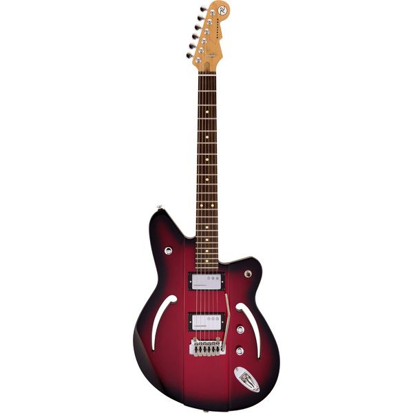 Avis guitare électrique Reverend Airsonic W Metallic Red Burst