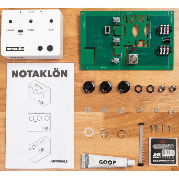 La pédale d'effet JHS Pedals Notaklön - Overdrive DIY-Kit : Notre avis