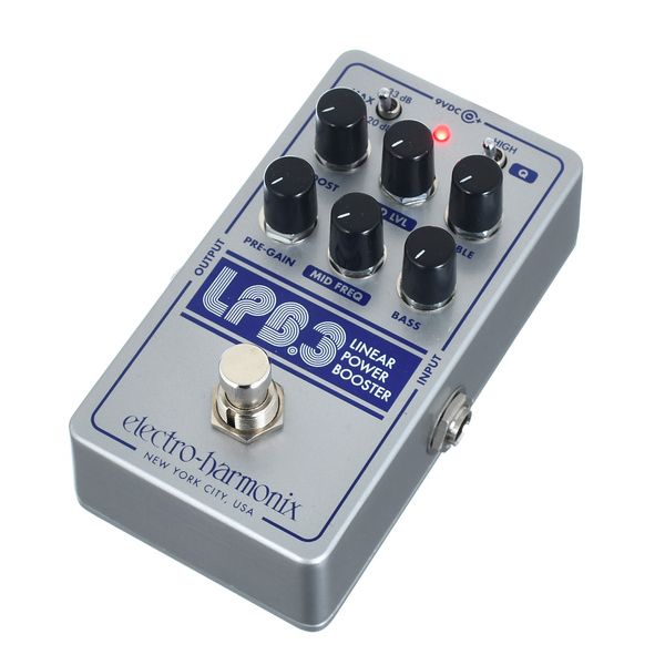 La pédale d'effet Electro Harmonix LPB-3 Boost & EQ : Notre avis