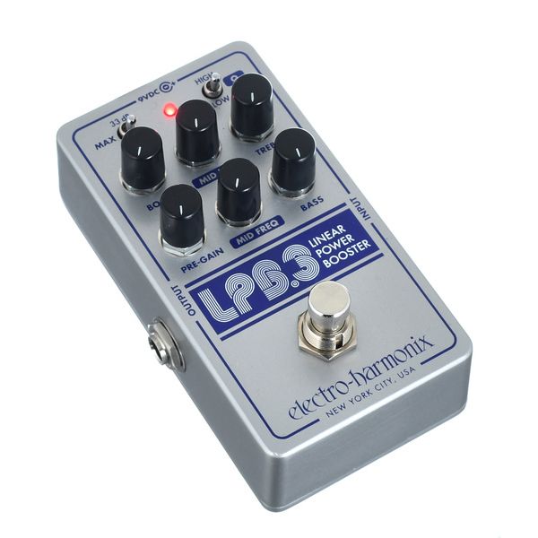 La pédale d'effet Electro Harmonix LPB-3 Boost & EQ : Notre avis