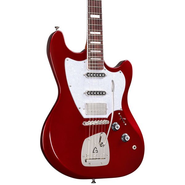 Avis guitare électrique Guild Surfliner Deluxe Scarlett Red