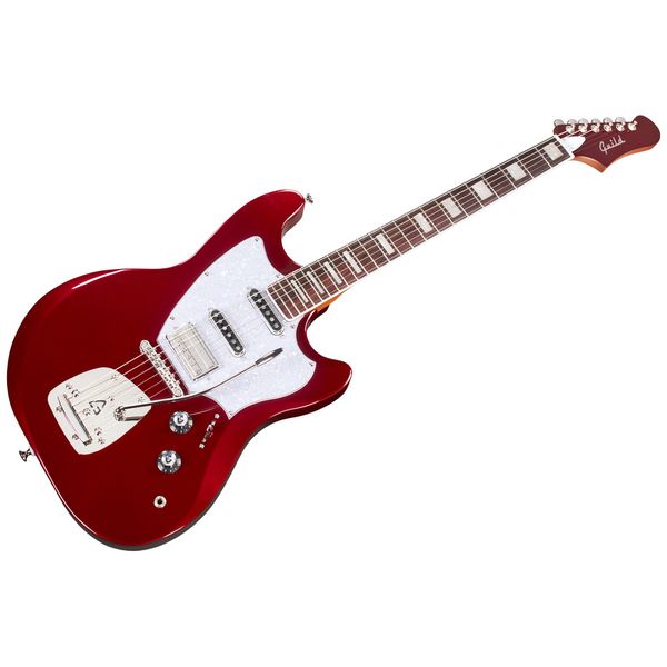 Avis guitare électrique Guild Surfliner Deluxe Scarlett Red