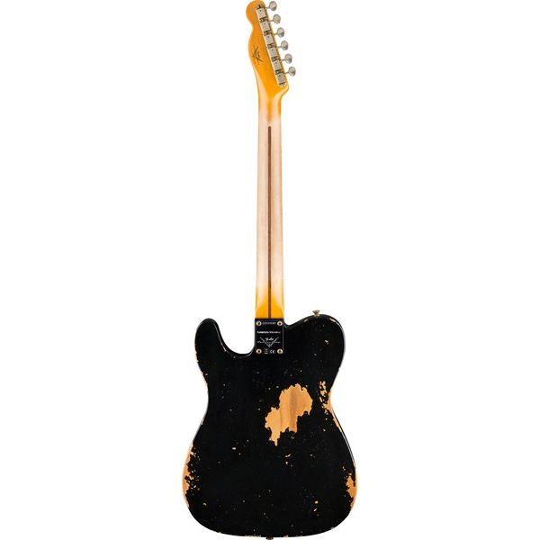 Avis guitare électrique Fender LTD CuNife Tele HR Aged Black