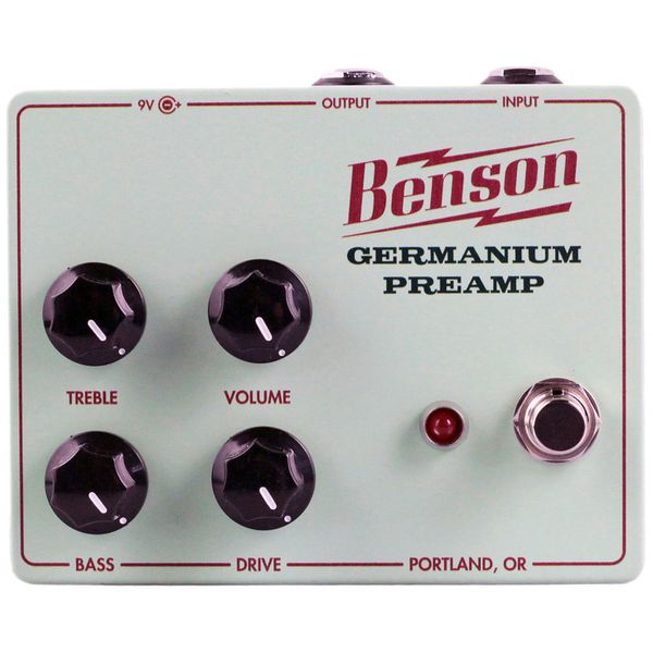 La pédale d'effet Benson Germanium Preamp : Notre avis